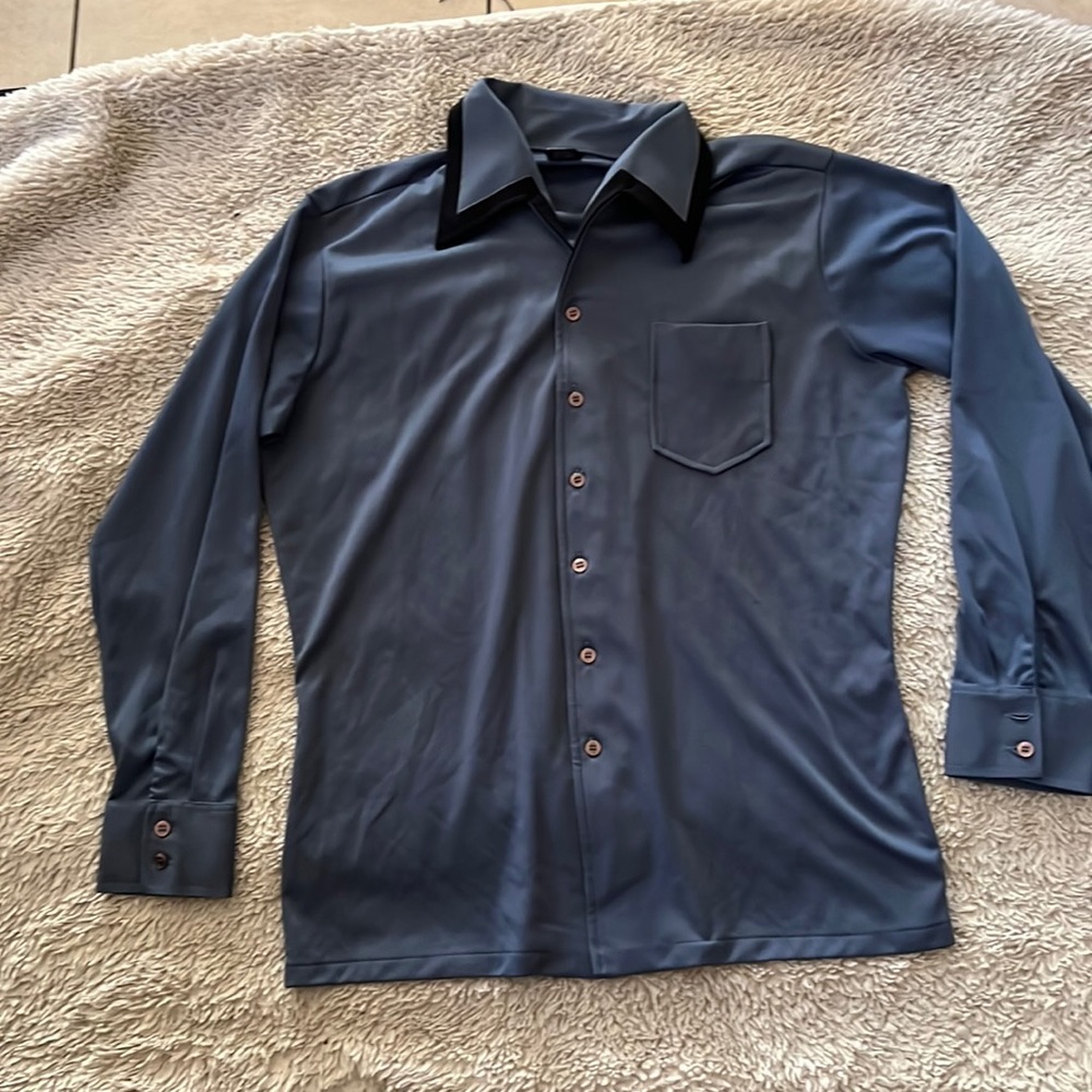 Joel Of California Polyester Button Front Shirt Xl - image 1